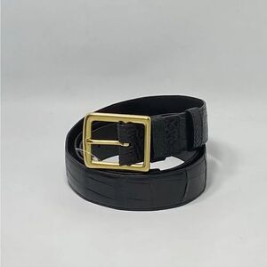 Grace Crocodile Center Bar Casual Adjustable Buckle Belt